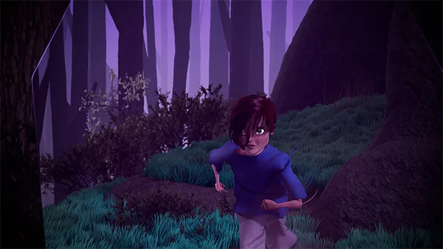 Ellis running towards camera.