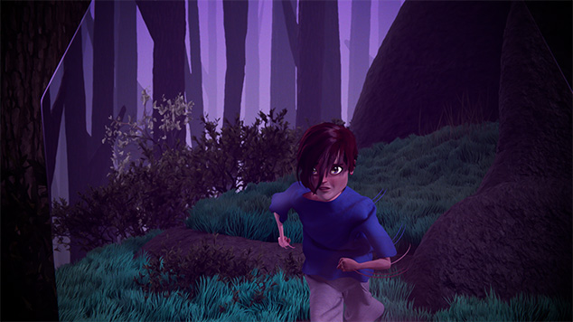 Ellis running towards camera.